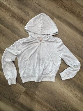 Since forever hoodie gray lightweight cute